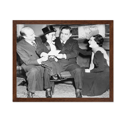 Fiorello Laguardia, Edgar Bergen & Charlie Mccarthy 1939