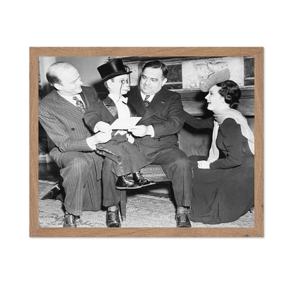 Fiorello Laguardia, Edgar Bergen & Charlie Mccarthy 1939