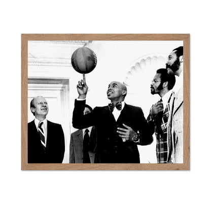 Harlem Globetrotters Gerald Ford 1974