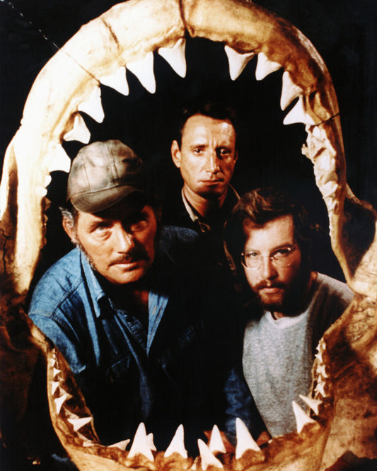 Jaws 1975 Roy Scheider & Robert Shaw No2