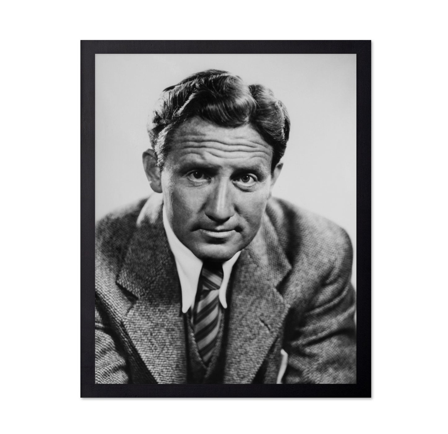 Spencer Tracy Black and White Portrait 1930s