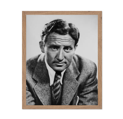 Spencer Tracy Black and White Portrait 1930s