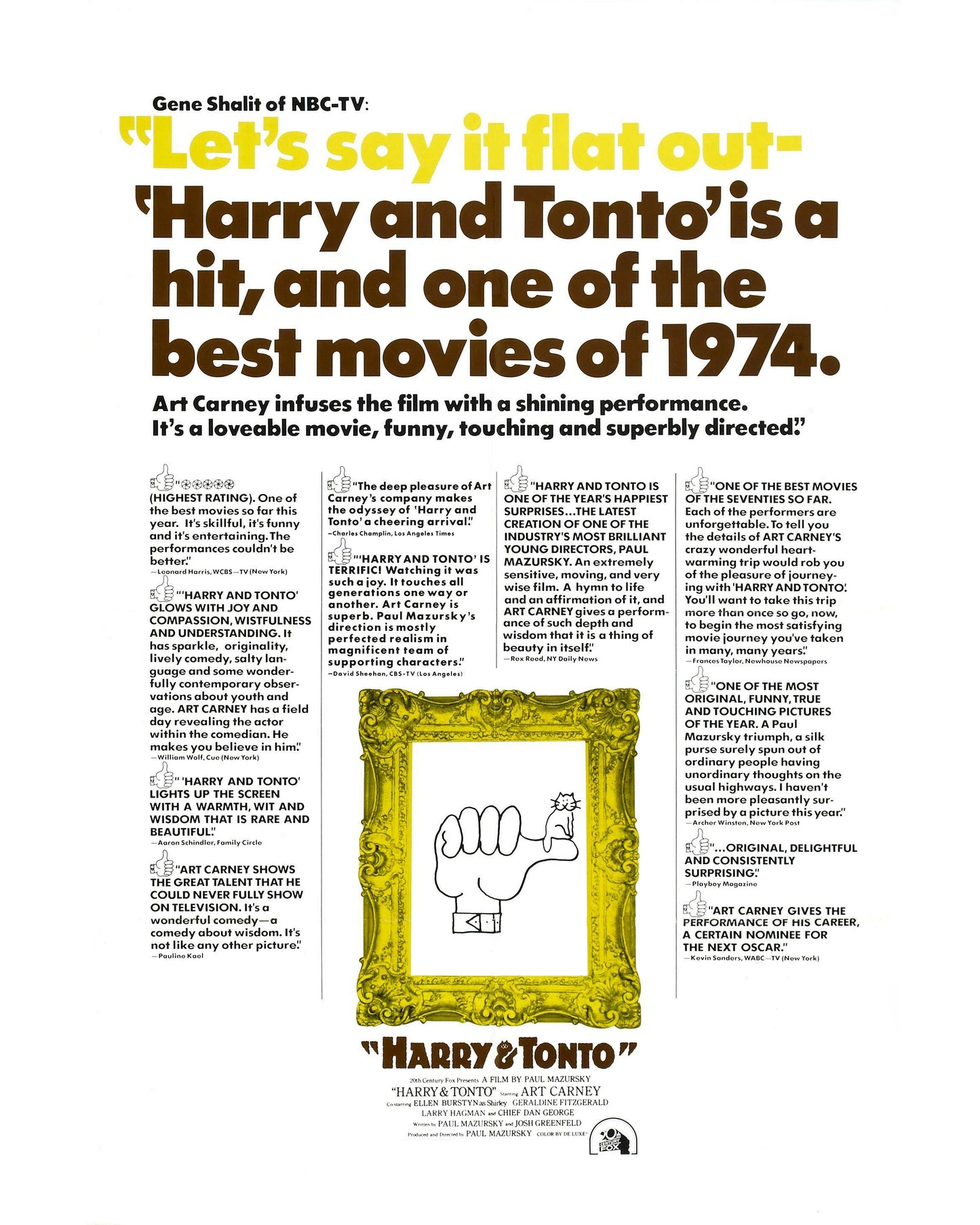 Harry and Tonto 1974