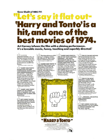 Harry and Tonto 1974