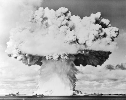 Nuclear Test Explosion Mushroom Cloud 1952