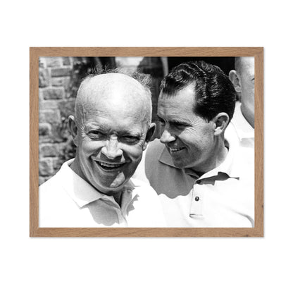 Dwight Eisenhower & Richard Nixon 1961
