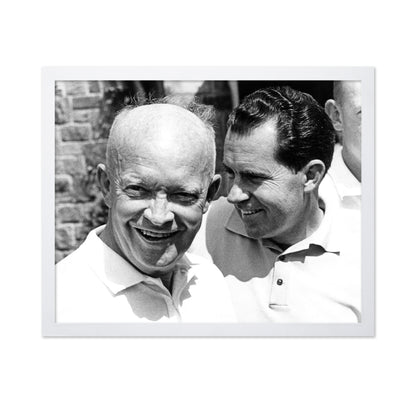 Dwight Eisenhower & Richard Nixon 1961