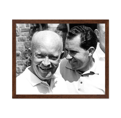 Dwight Eisenhower & Richard Nixon 1961