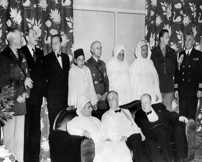 Casablanca Conference 1943 Franklin Roosevelt