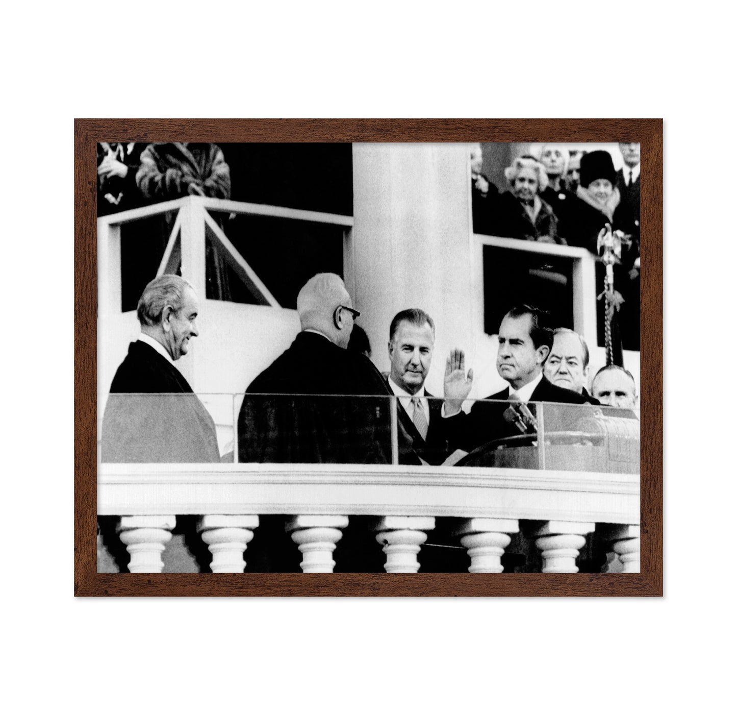 Richard M Nixon Inauguration 1969 Lyndon Johnson