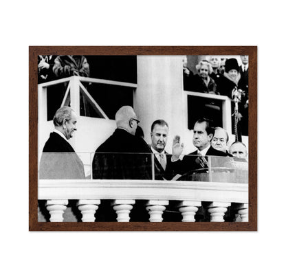 Richard M Nixon Inauguration 1969 Lyndon Johnson