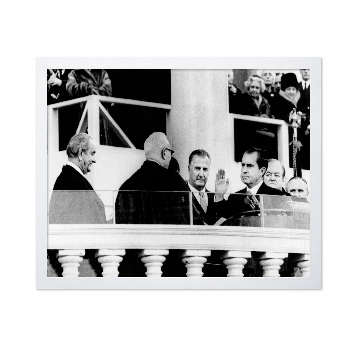 Richard M Nixon Inauguration 1969 Lyndon Johnson