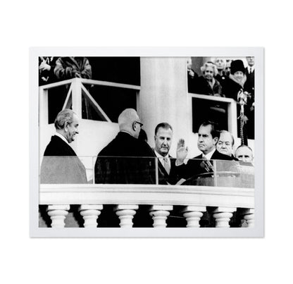 Richard M Nixon Inauguration 1969 Lyndon Johnson