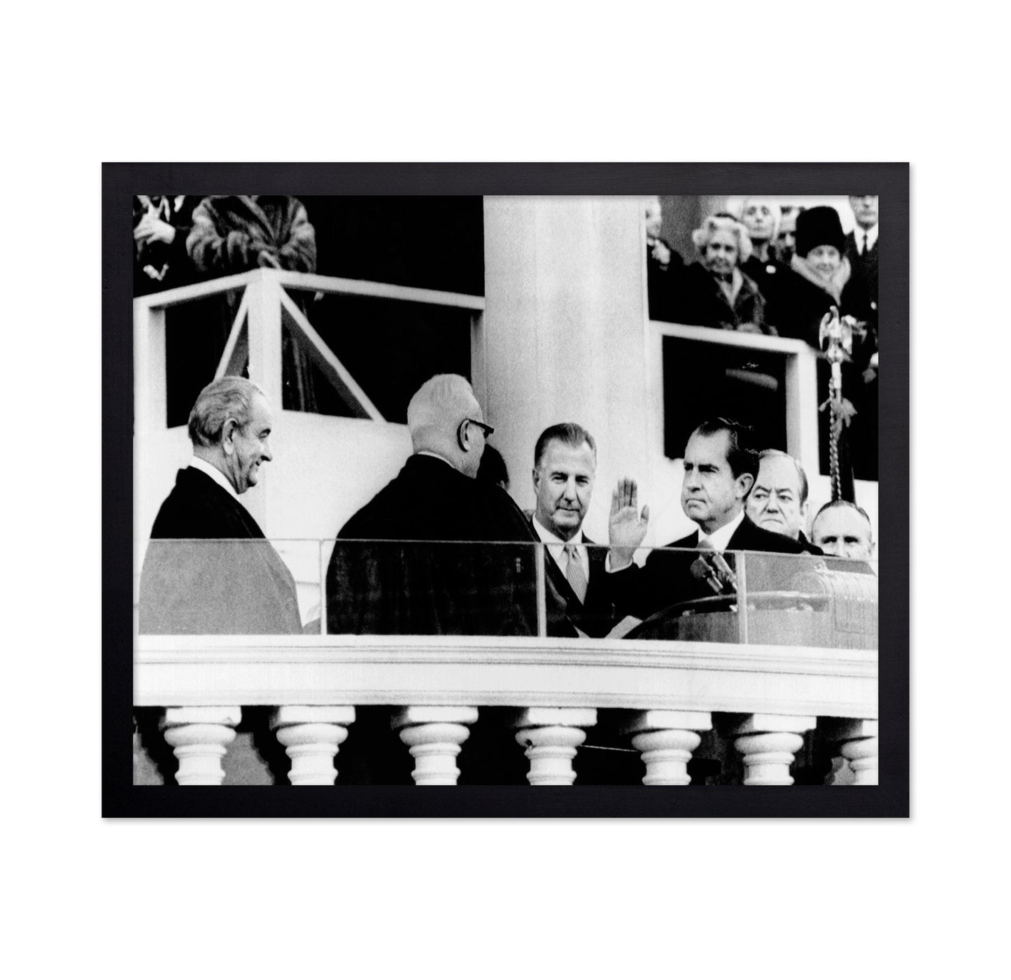 Richard M Nixon Inauguration 1969 Lyndon Johnson