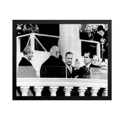 Richard M Nixon Inauguration 1969 Lyndon Johnson