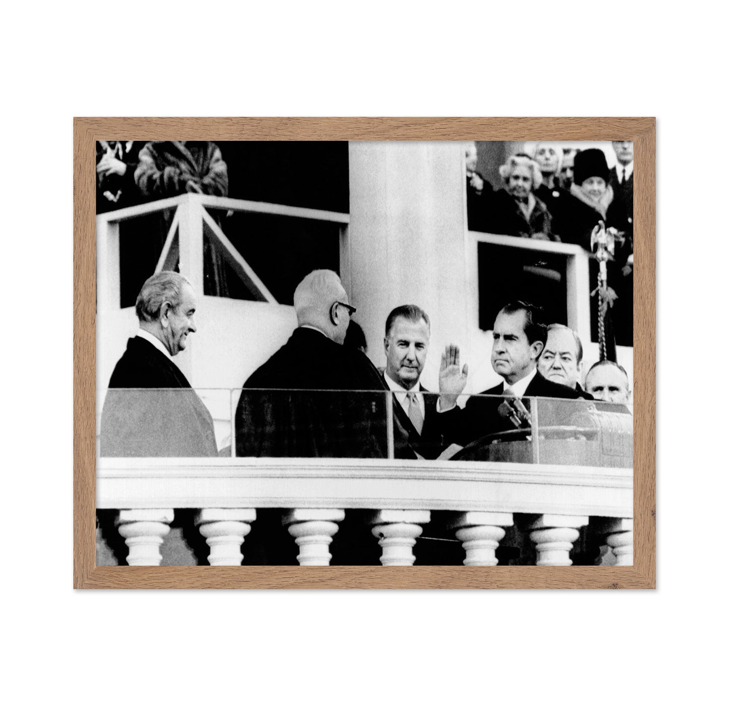 Richard M Nixon Inauguration 1969 Lyndon Johnson