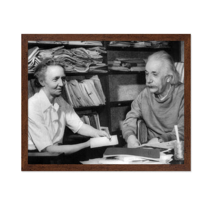 Irene Joliot Curie & Albert Einstein 1948