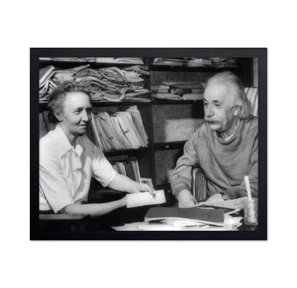 Irene Joliot Curie & Albert Einstein 1948