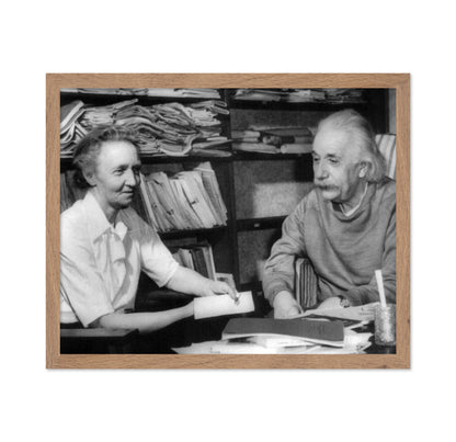 Irene Joliot Curie & Albert Einstein 1948