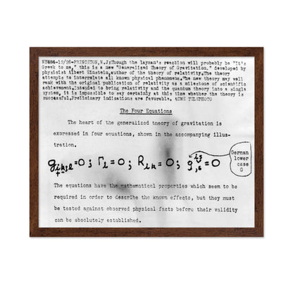 Einstein Four Equations 1947 Albert Einstein