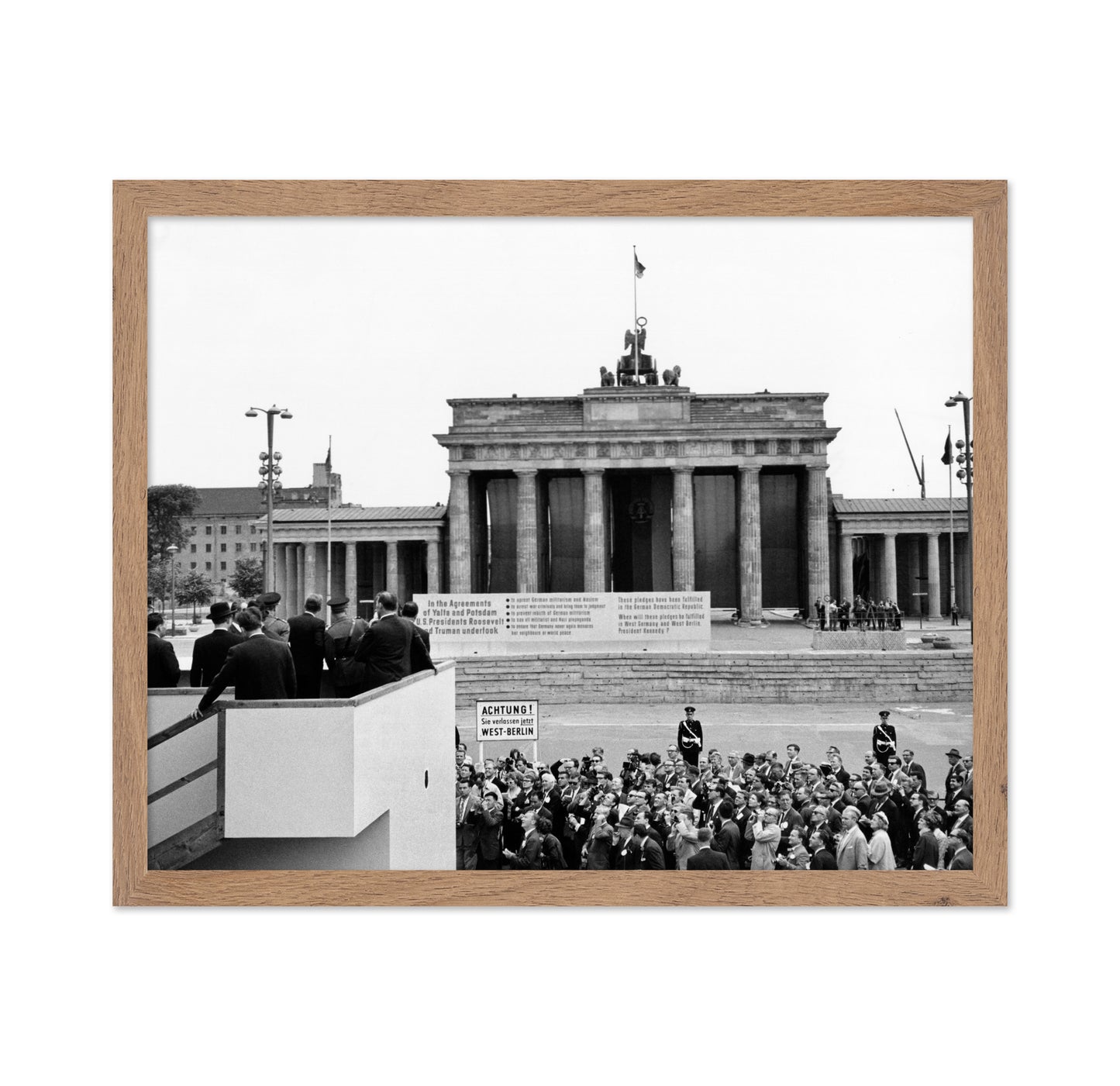 John F. Kennedy Berlin Wall Visit 1963