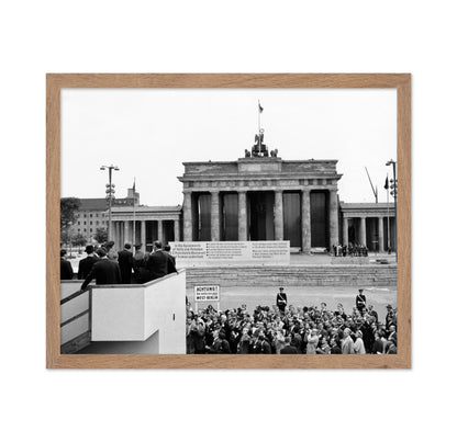 John F. Kennedy Berlin Wall Visit 1963