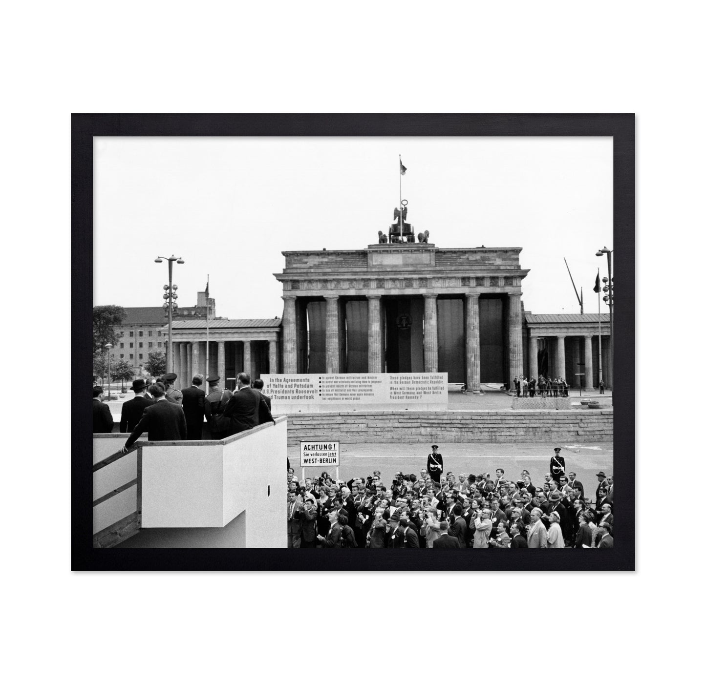 John F. Kennedy Berlin Wall Visit 1963
