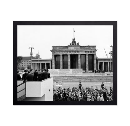 John F. Kennedy Berlin Wall Visit 1963