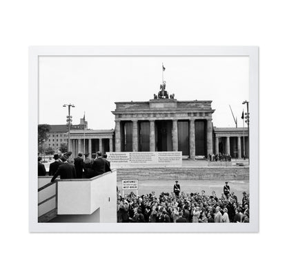 John F. Kennedy Berlin Wall Visit 1963