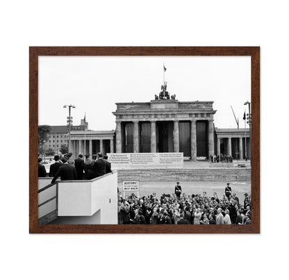John F. Kennedy Berlin Wall Visit 1963
