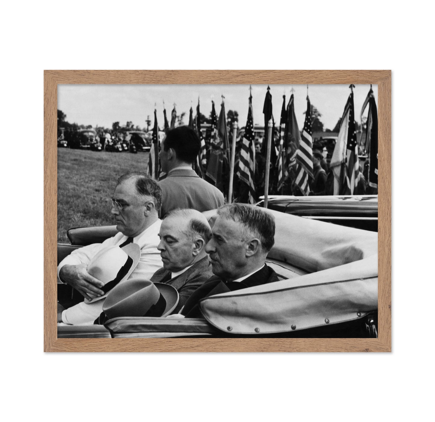 Franklin D. Roosevelt, Mackenzie King & Henry L. Stimson 1940