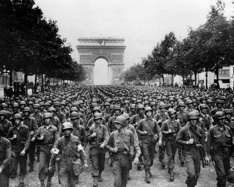 Paris Liberation Celebration 1944 No2