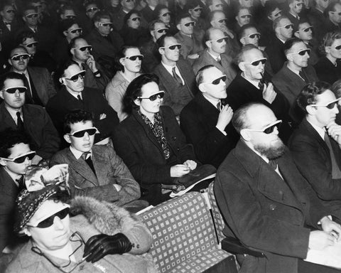 3D Cinema Audience 1954