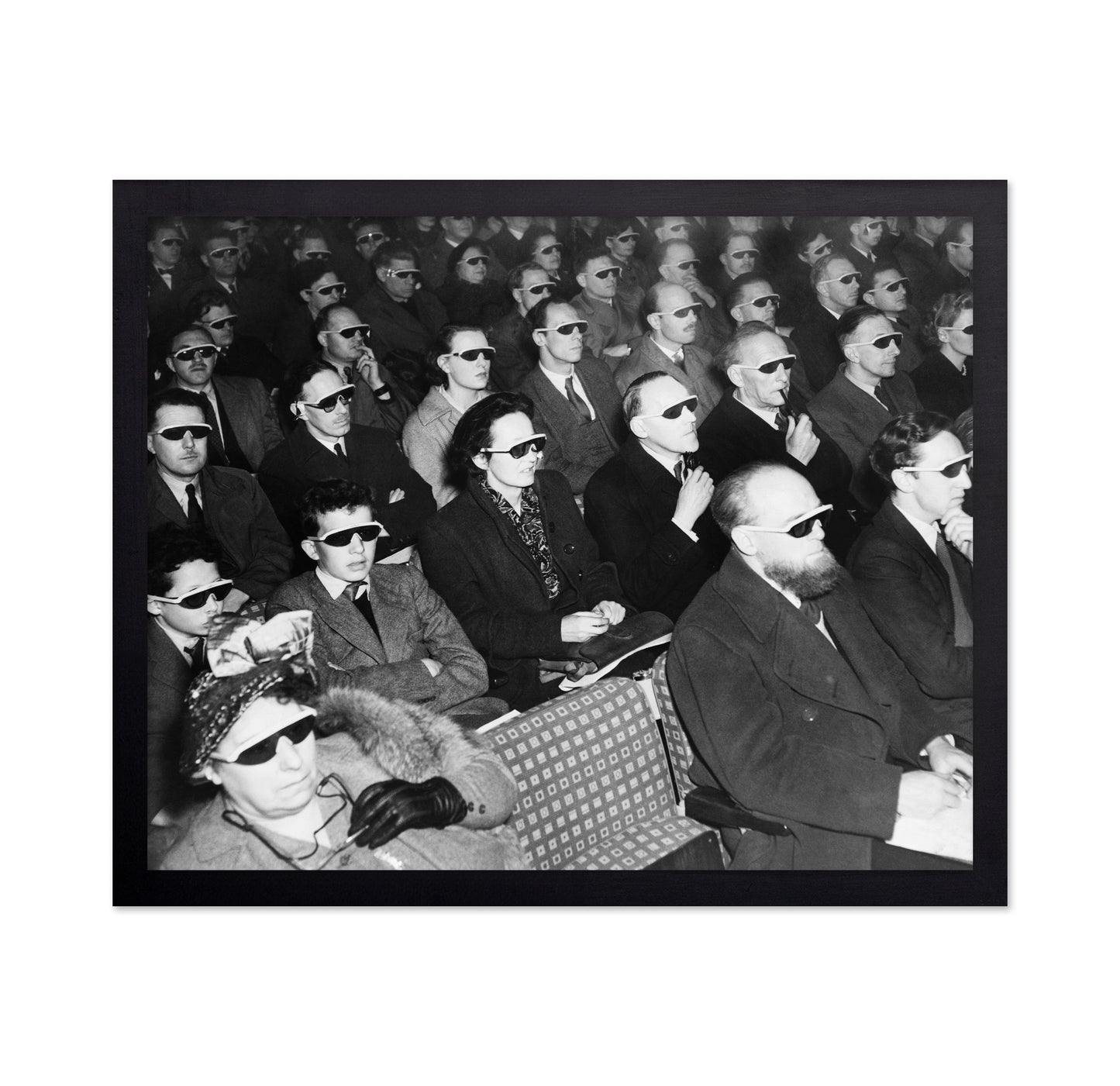 3D Cinema Audience 1954
