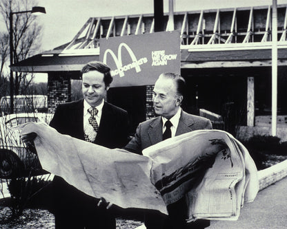 Ray Kroc & Fred Turner 1975