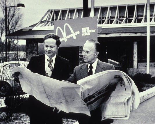 Ray Kroc & Fred Turner 1975