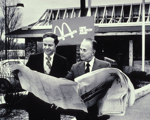 Ray Kroc & Fred Turner 1975