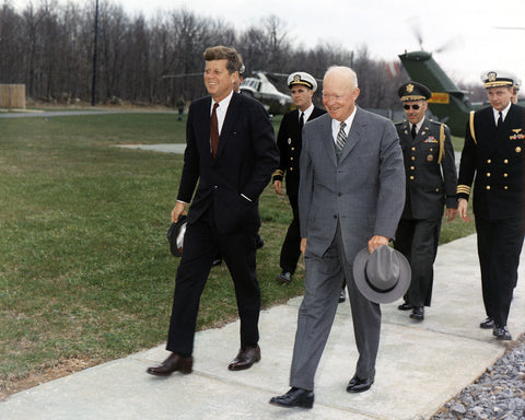 John Kennedy & Dwight Eisenhower 1961