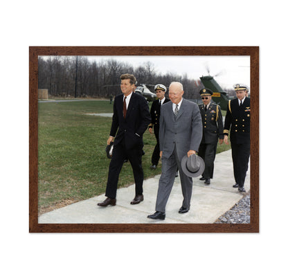 John Kennedy & Dwight Eisenhower 1961