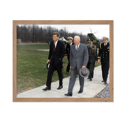 John Kennedy & Dwight Eisenhower 1961