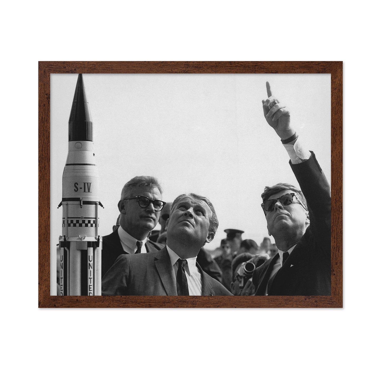 Wernher Von Braun & John Kennedy 1963