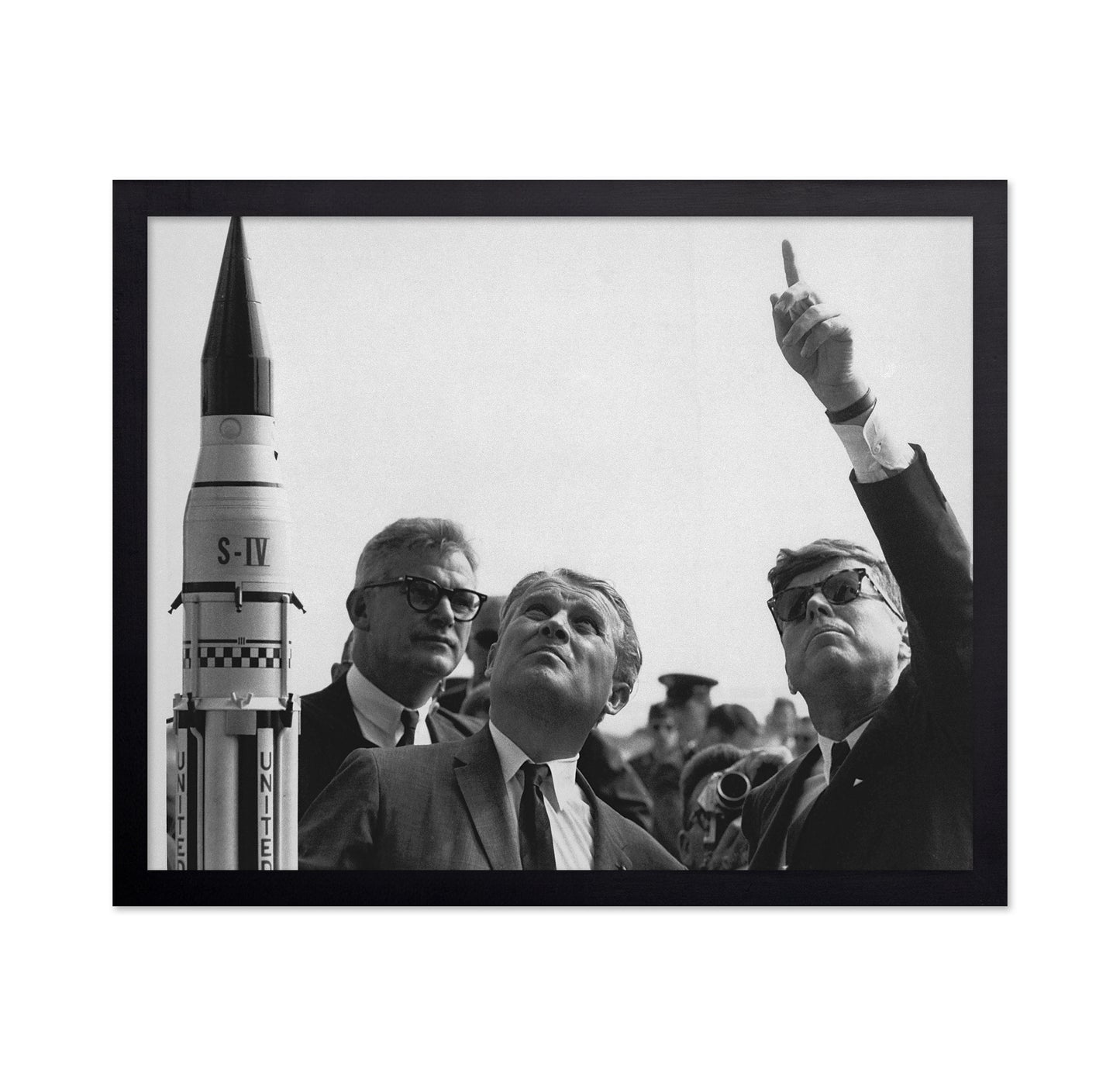 Wernher Von Braun & John Kennedy 1963