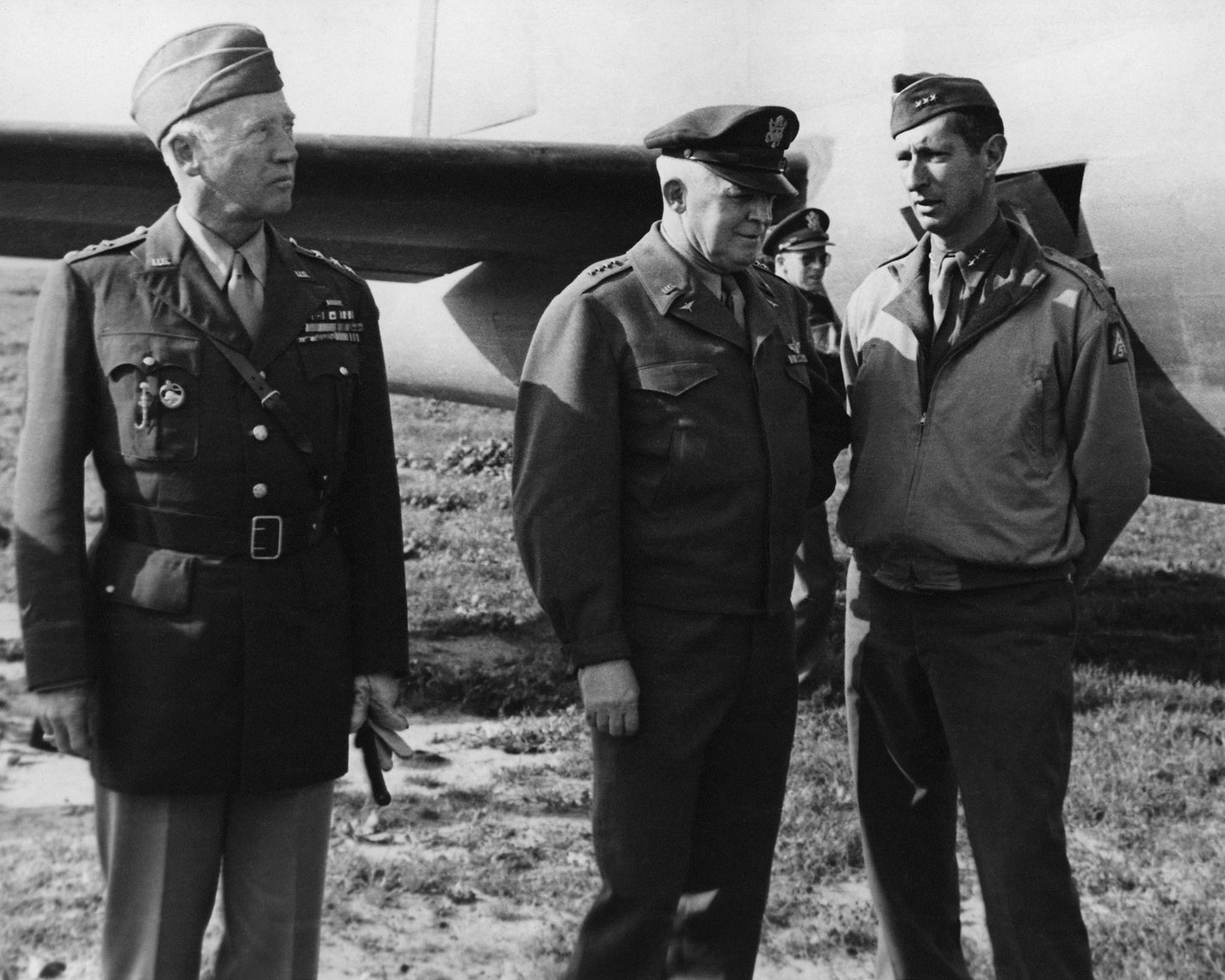 George Patton, Hap Arnold & Mark Clark 1943