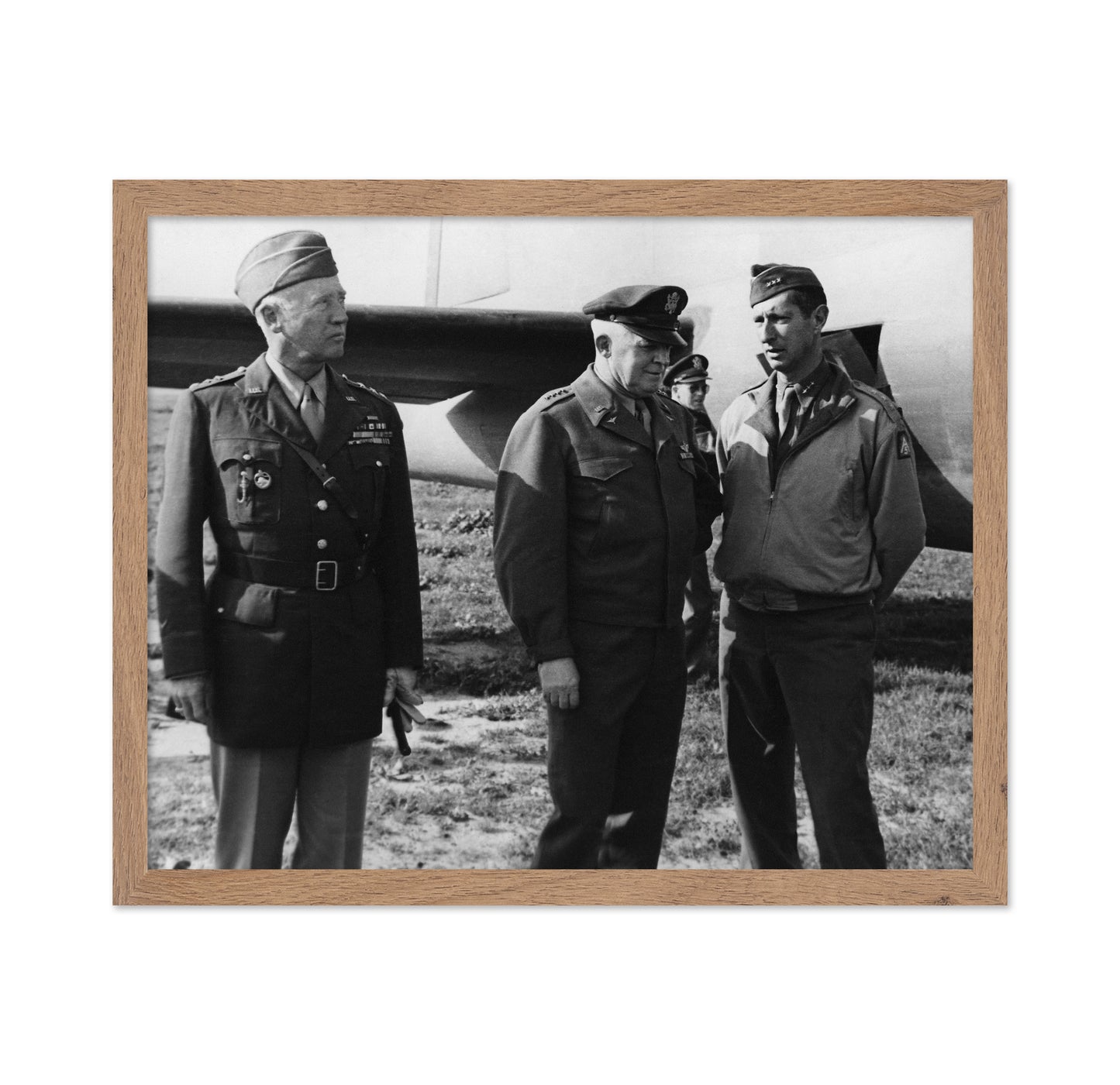 George Patton, Hap Arnold & Mark Clark 1943