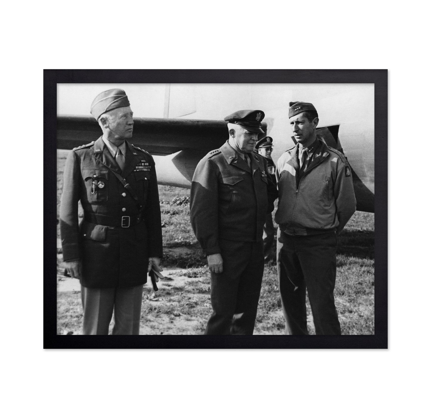 George Patton, Hap Arnold & Mark Clark 1943