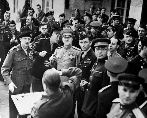 Allied Chiefs 1945 Bernard Montgomery