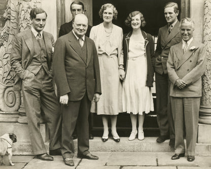 Winston Churchill & Charlie Chaplin 1932