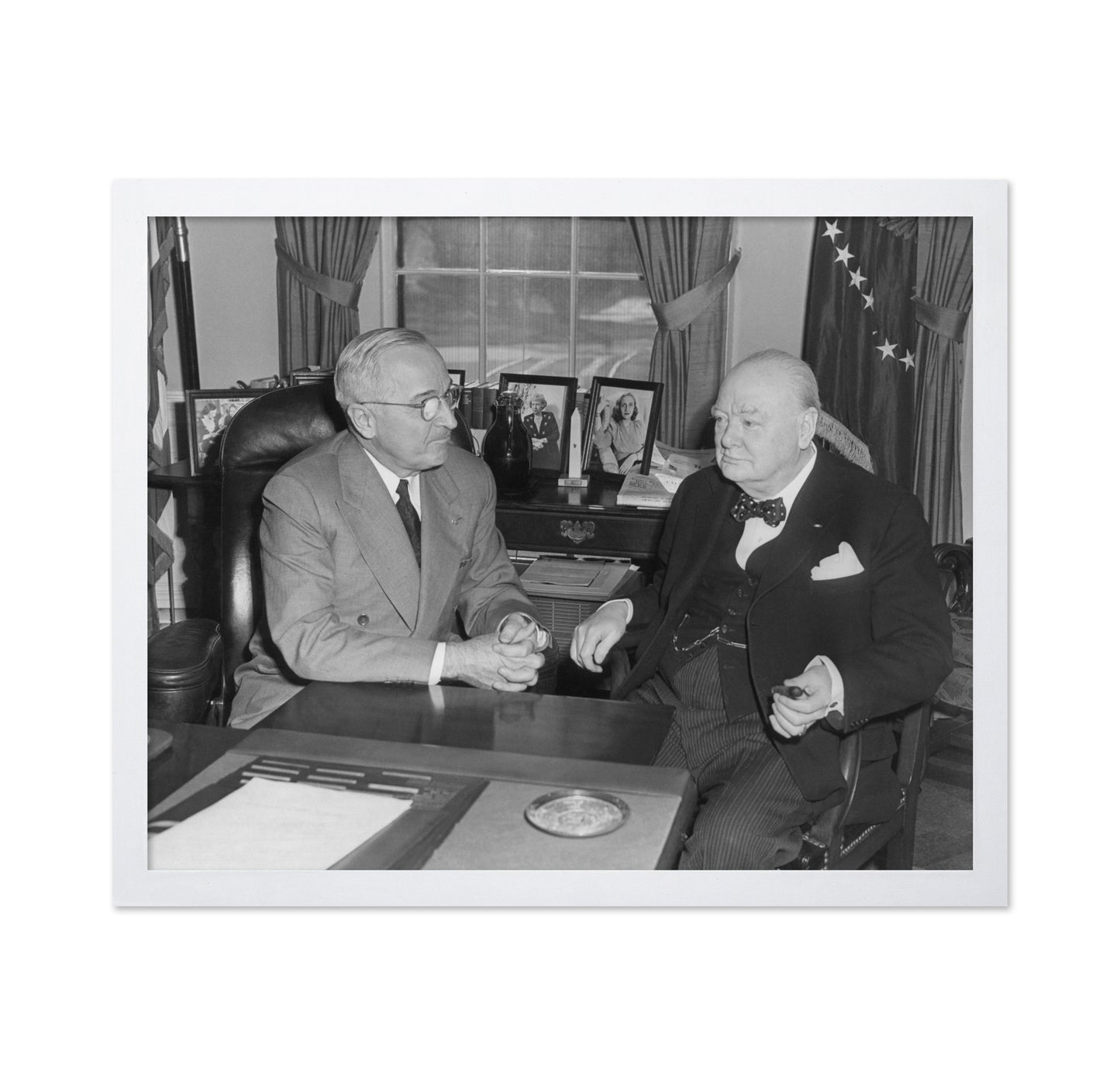 Harry Truman & Winston Churchill 1951