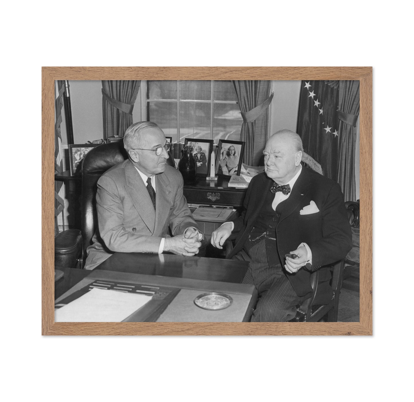 Harry Truman & Winston Churchill 1951