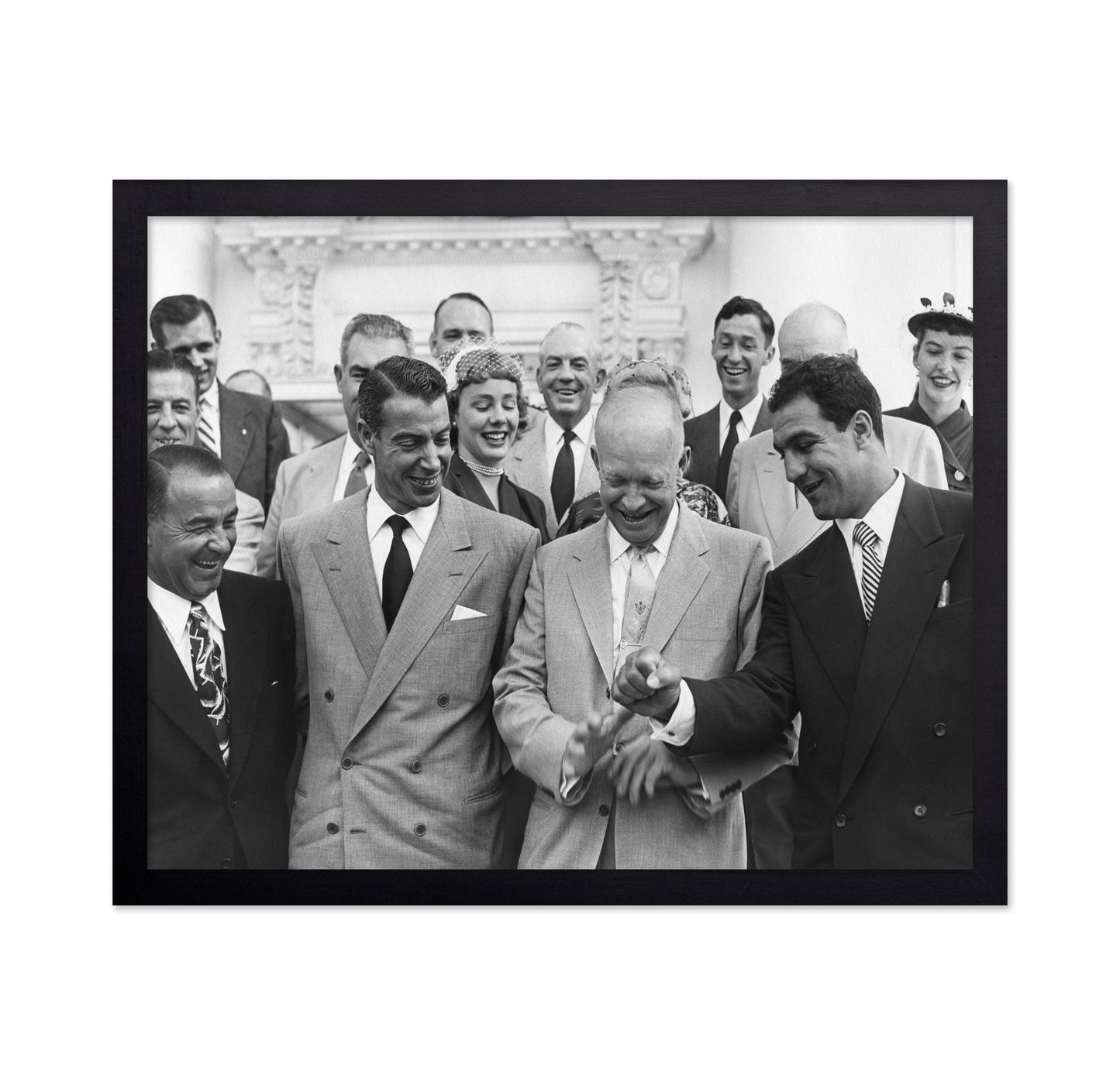 Dwight Eisenhower, Joe Dimaggio & Rocky Marciano 1953